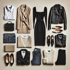 leather zip up, large lapels,shoes, shirt -white.black dress like skinny shoulders handbags, black,and jeans, black as well