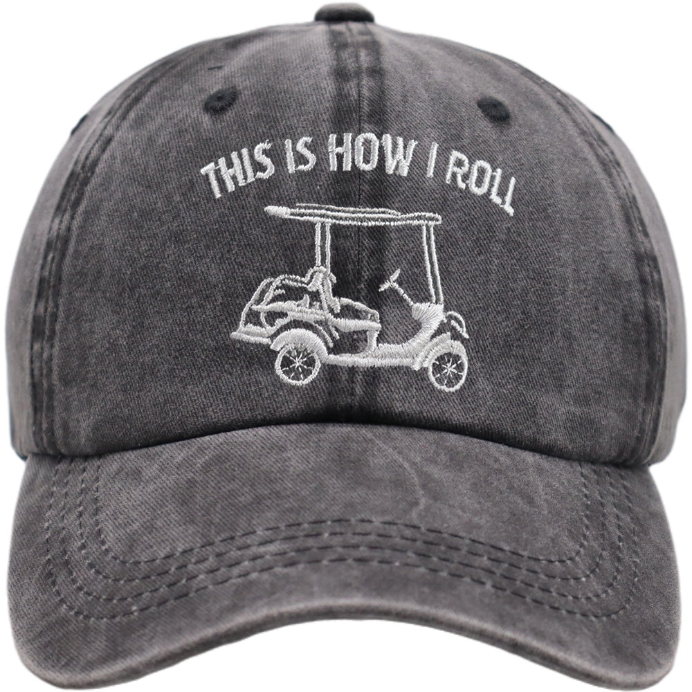 2pcs This Is How I Roll Golf Funny Golfers For Men Women