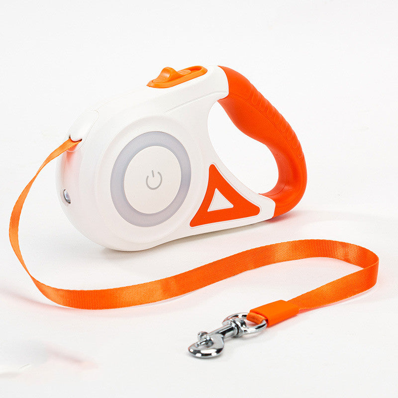 Retractable Dog Leash with Light