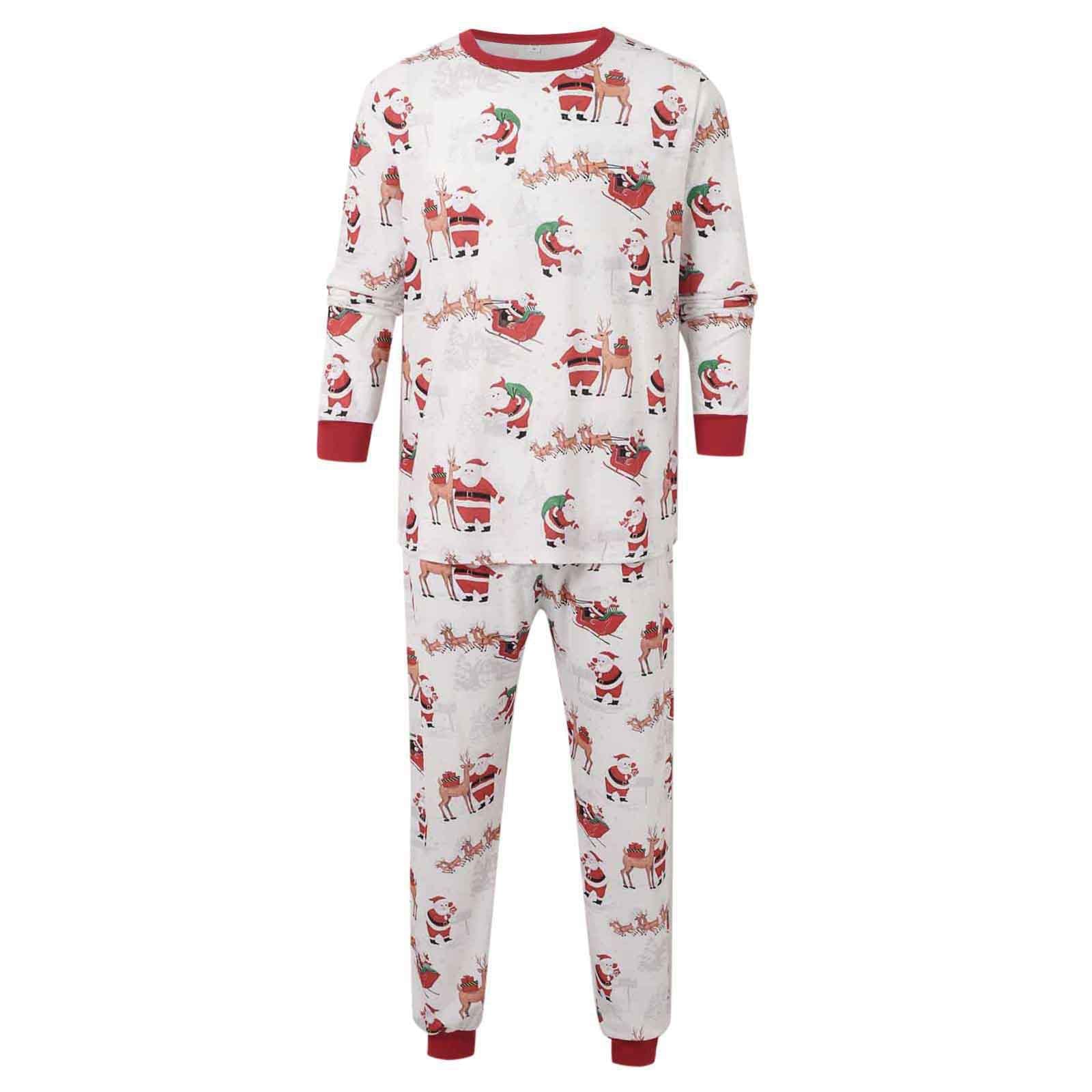European And American Christmas Loungewear Family Sets