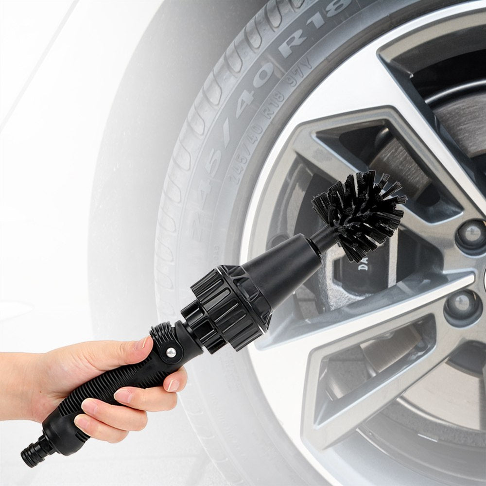 Water-driven Rotary  Water Spray Brush