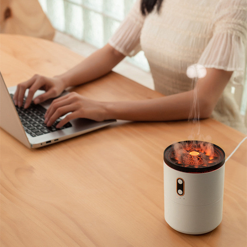 Volcanic Flame Aroma Essential Oil Air Humidifier