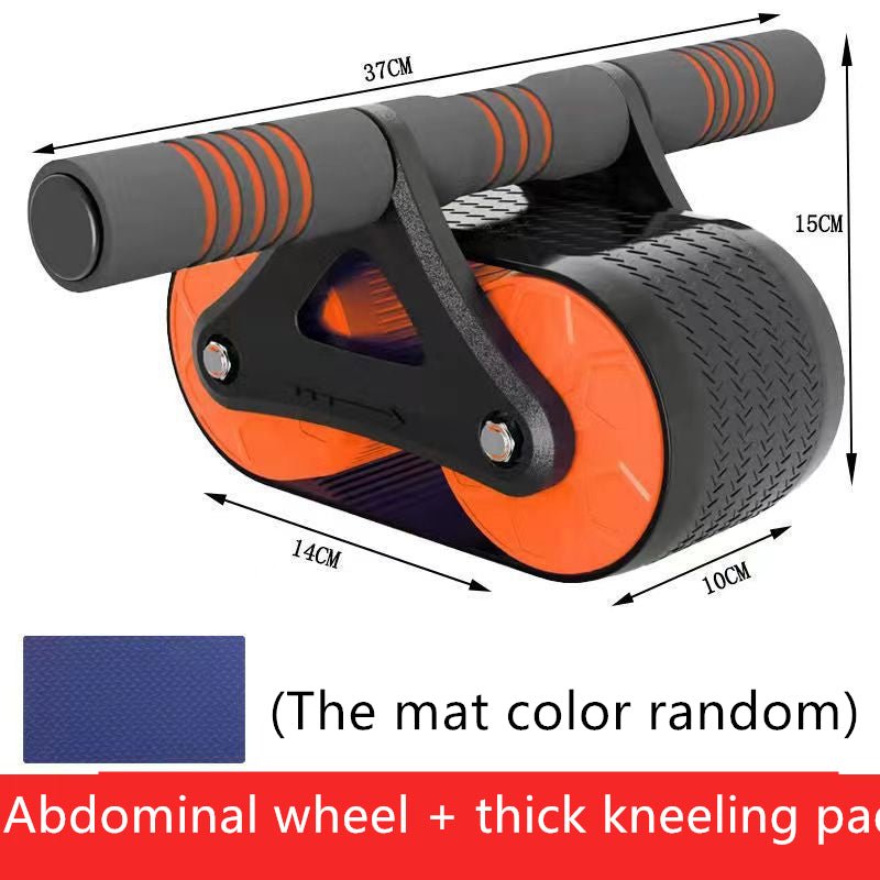 Auto‑Rebound Double Wheel Ab Roller