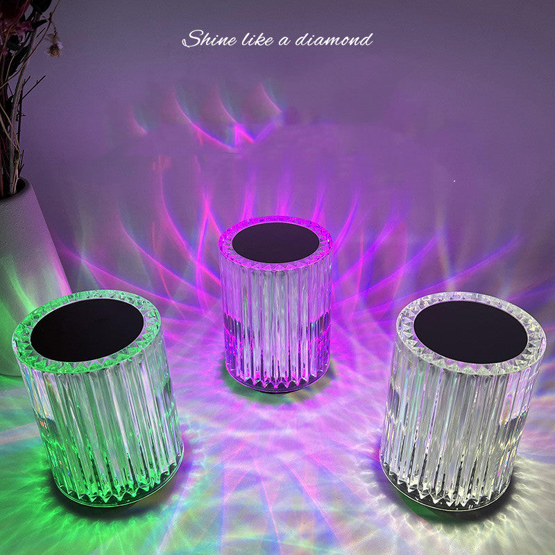 Crystal LED Atmosphere Table Lamp