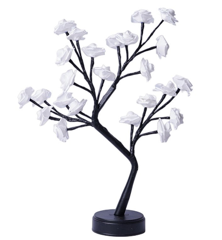 Rose Flower Tree LED Table Lamp (USB)