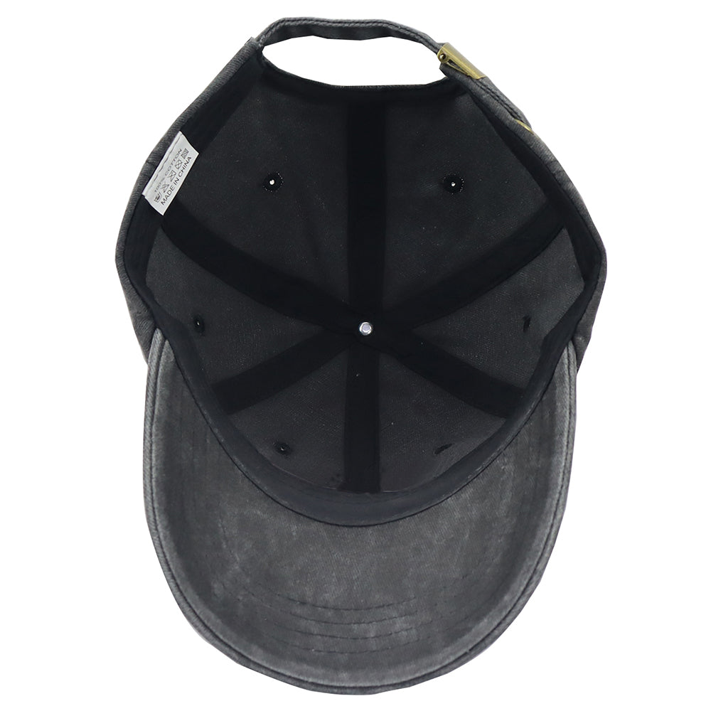 2pcs Cute Spooky BOO Cap For Women Men, Adjustable Embroidered Wash Cotton Baseball Cap