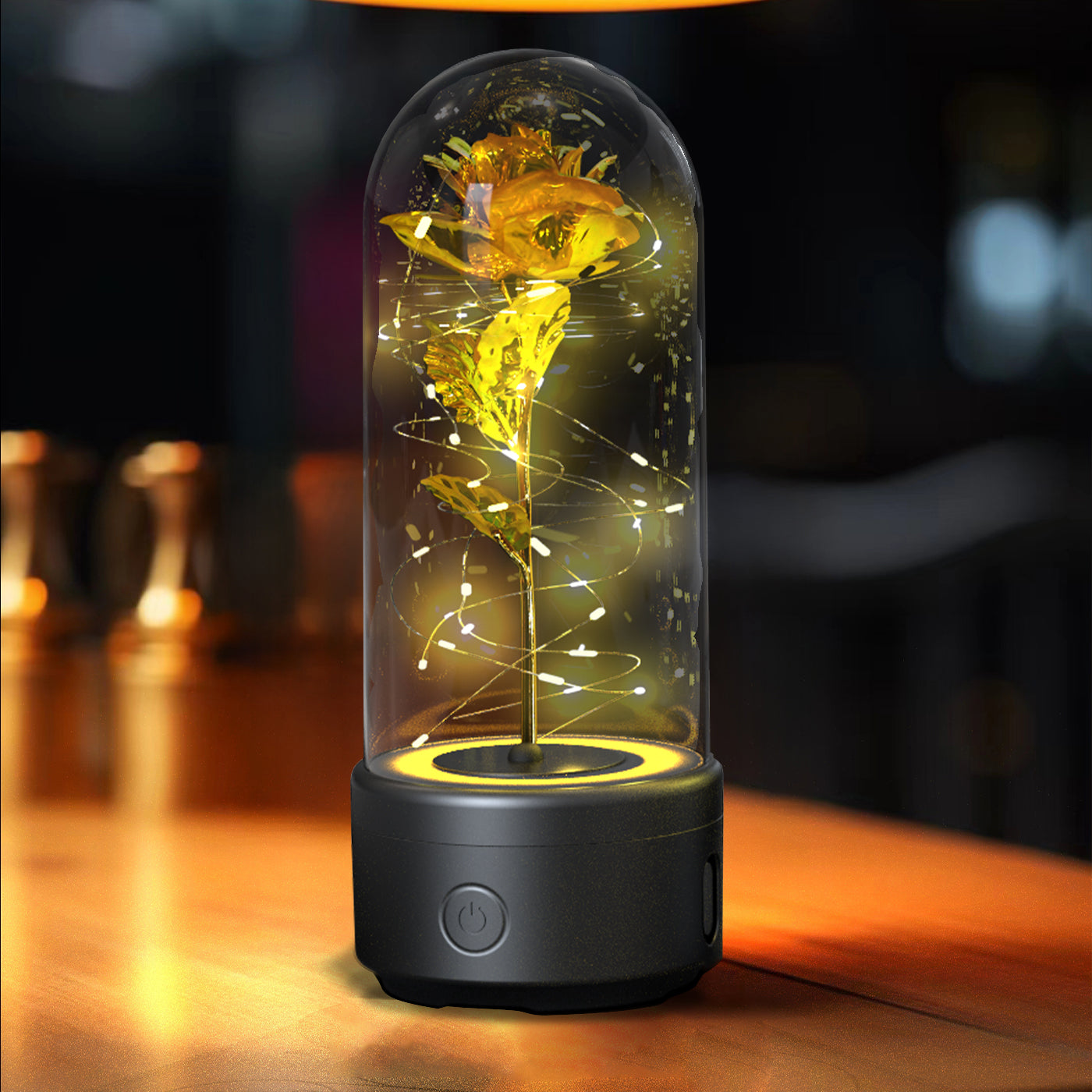 2-in-1 LED Rose Light & Bluetooth Speaker
