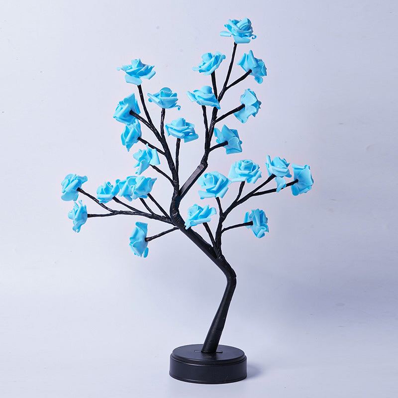 Rose Flower Tree LED Table Lamp (USB)