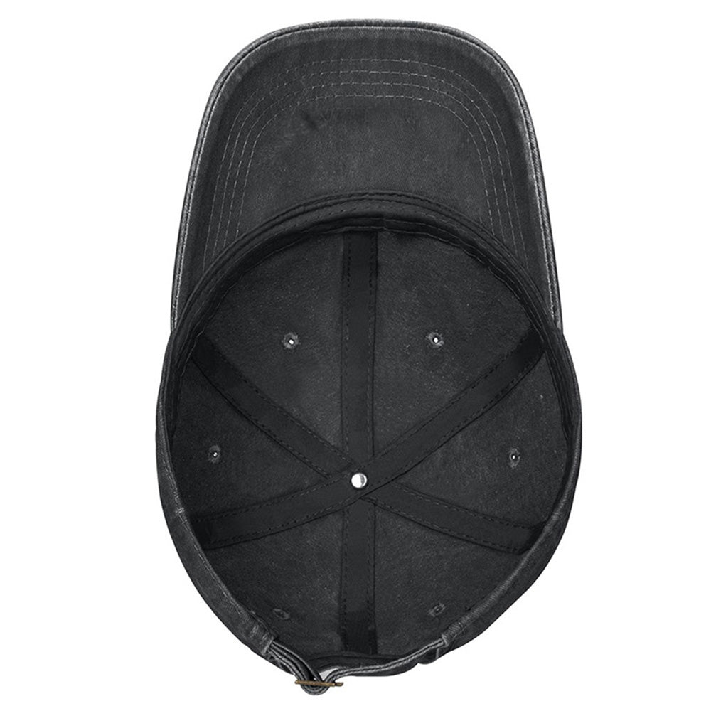 2pcs Knives Black Hat For Women Men, Adjustable Baseball Cap