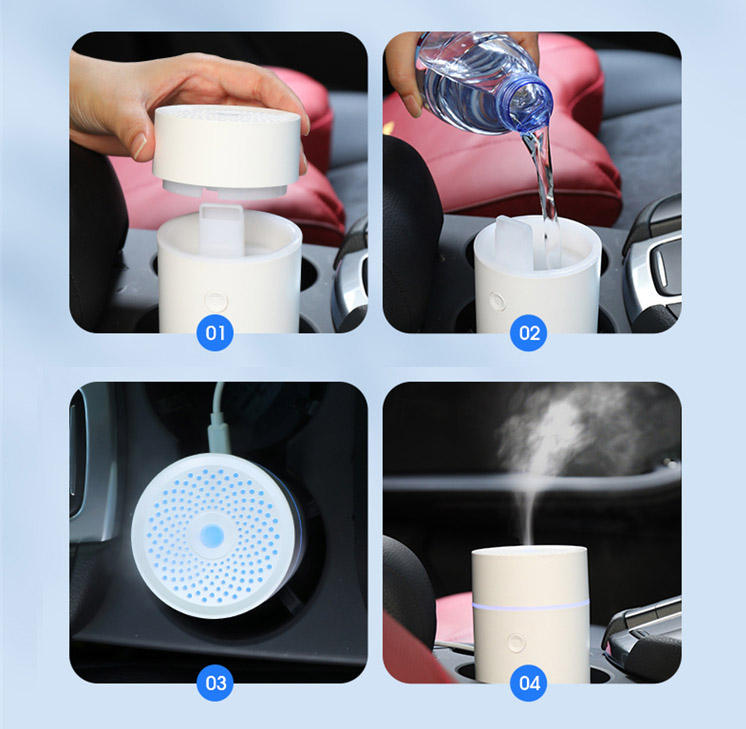 Car Ultrasonic Aroma Diffuser & Humidifier