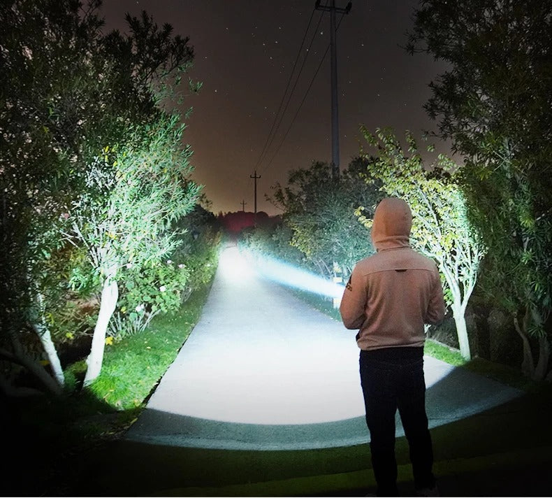 Strong Flashlight Led  Light Rechargeable Outdoor  Lamp