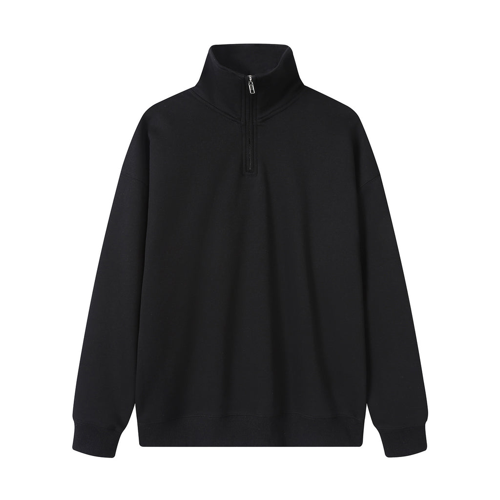 Women's  Premium Half-zip Stand-up Collar Hoodie