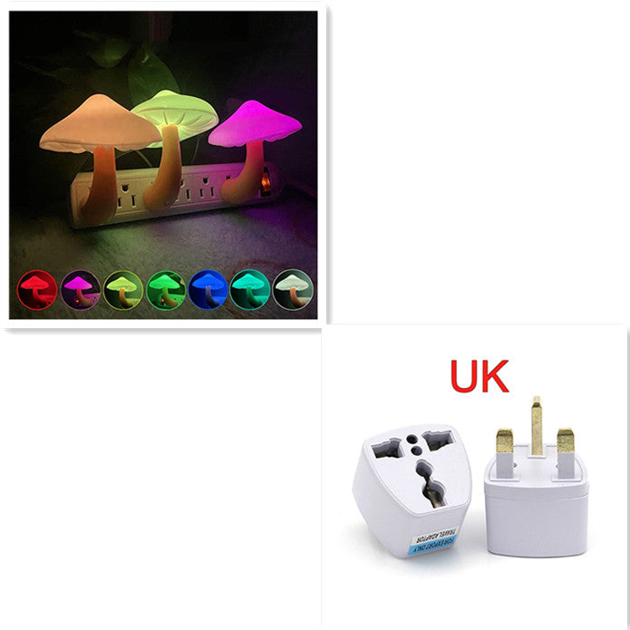 LED Night Light Mushroom  Bedroom Light