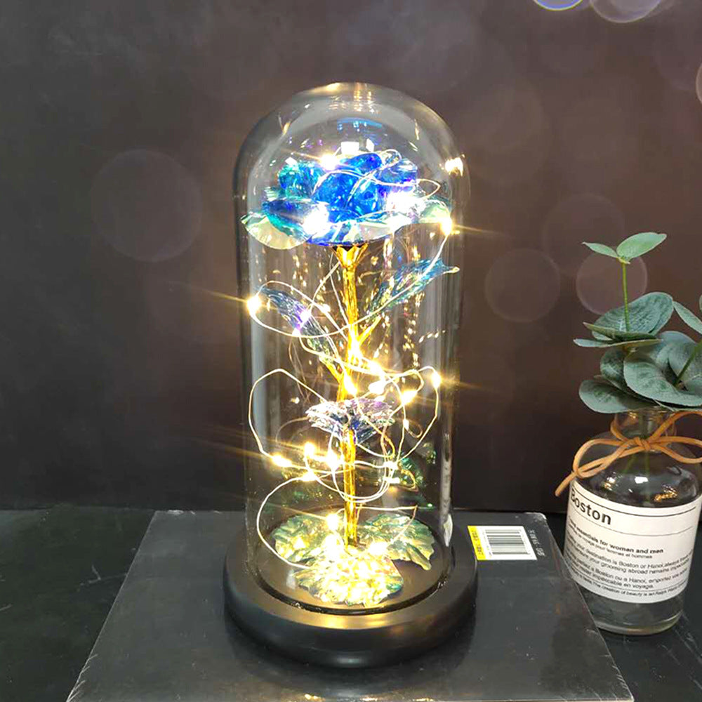 Eternal LED Rose in Glass Dome Gift