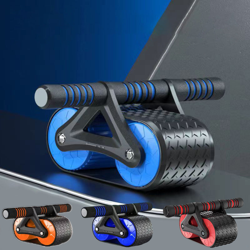 Auto‑Rebound Double Wheel Ab Roller