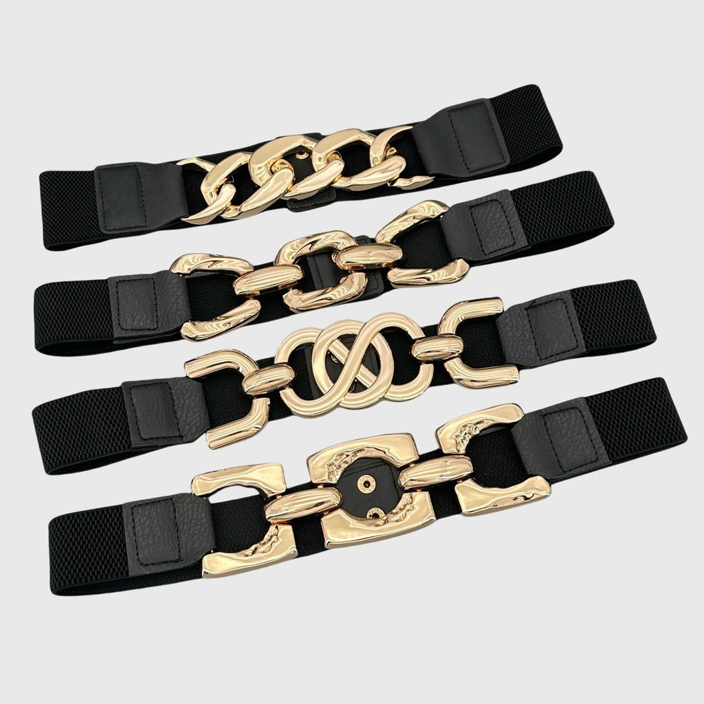 Decorative Geometric Chain Belt