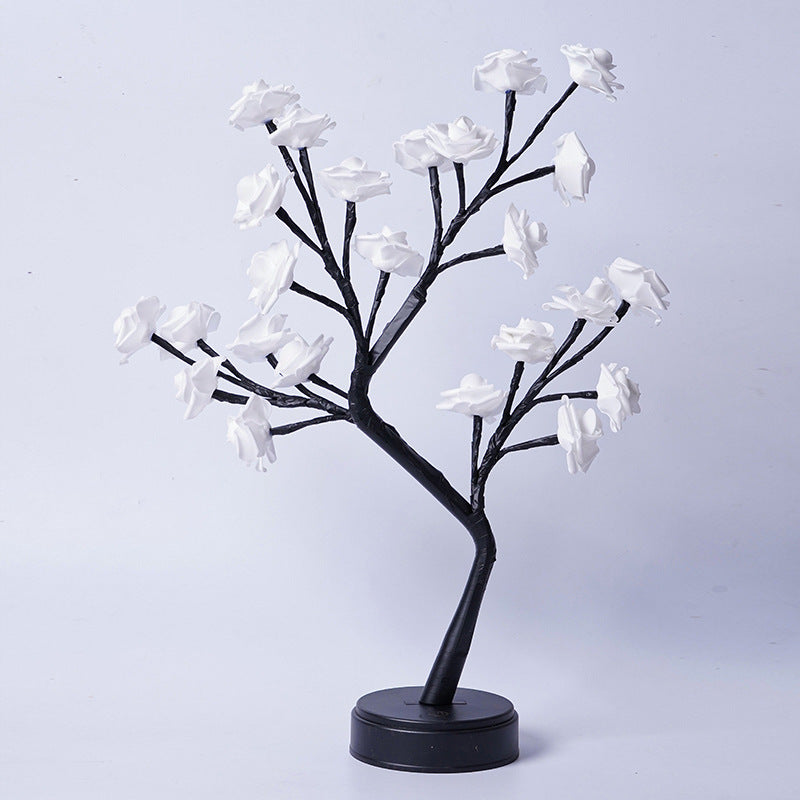Rose Flower Tree LED Table Lamp (USB)