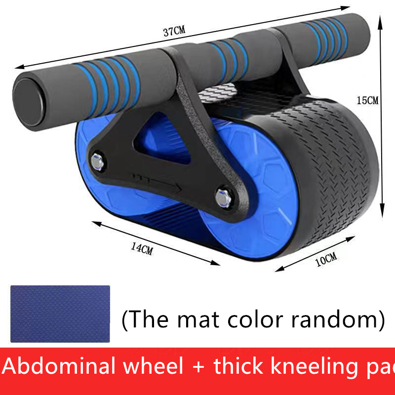 Auto‑Rebound Double Wheel Ab Roller