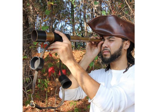 Brass Land Ho Pirate Spyglass Telescope