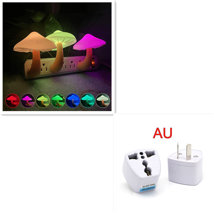 LED Night Light Mushroom  Bedroom Light