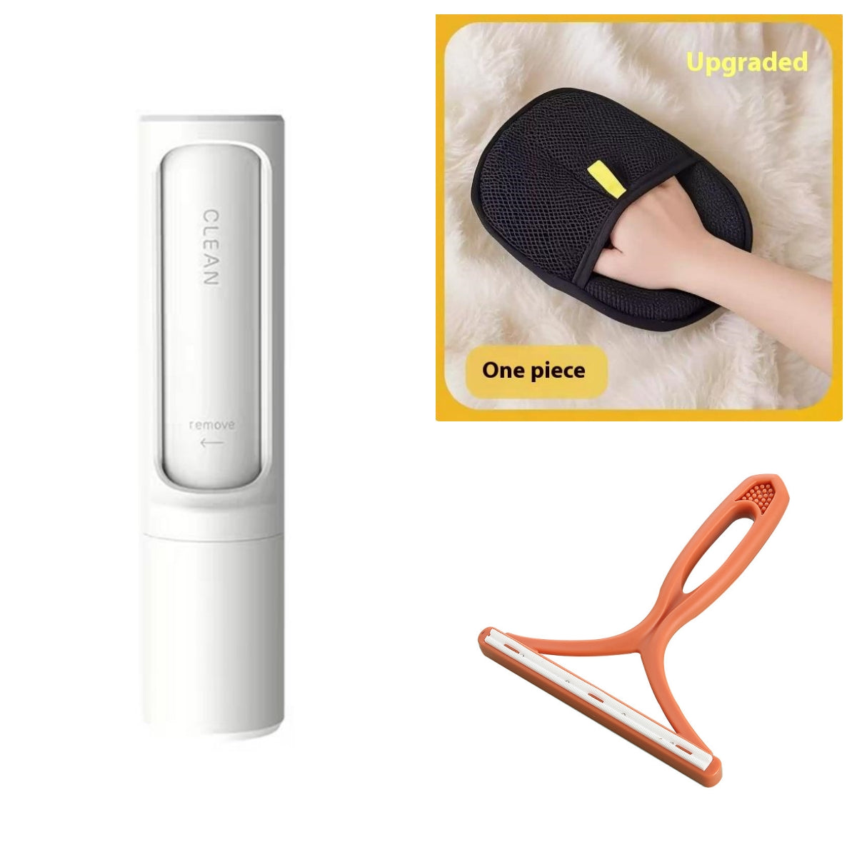 2-1 Reusable Pet Hair Dust Removal Brush