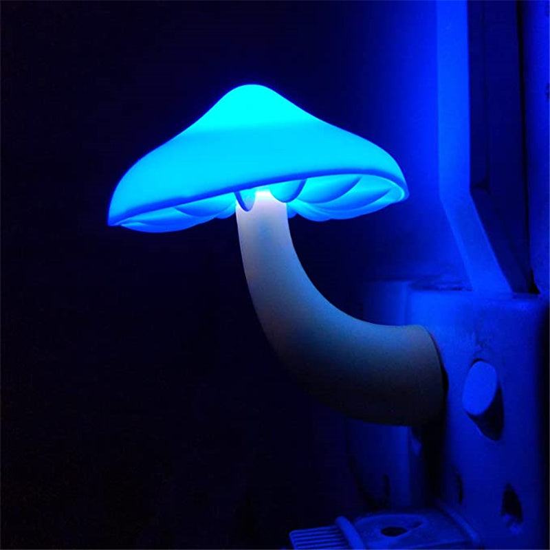 LED Night Light Mushroom  Bedroom Light
