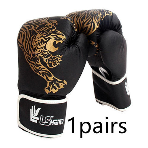 Flame Tiger Boxing Gloves Training Gloves