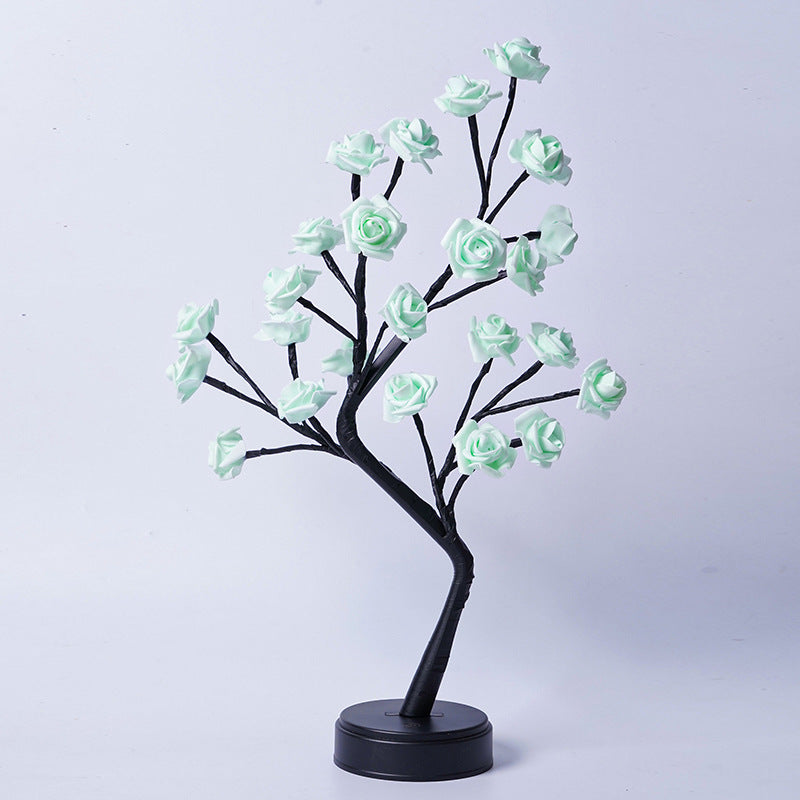 Rose Flower Tree LED Table Lamp (USB)