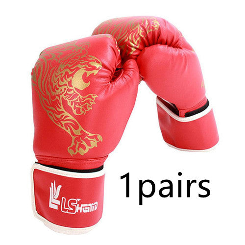 Flame Tiger Boxing Gloves Training Gloves