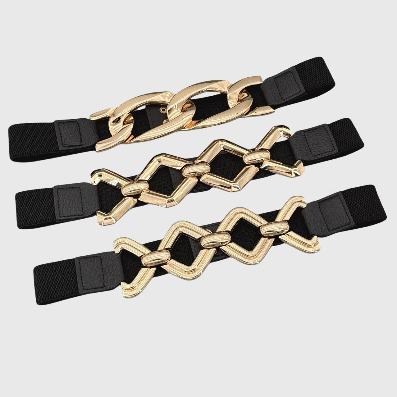 Decorative Geometric Chain Belt