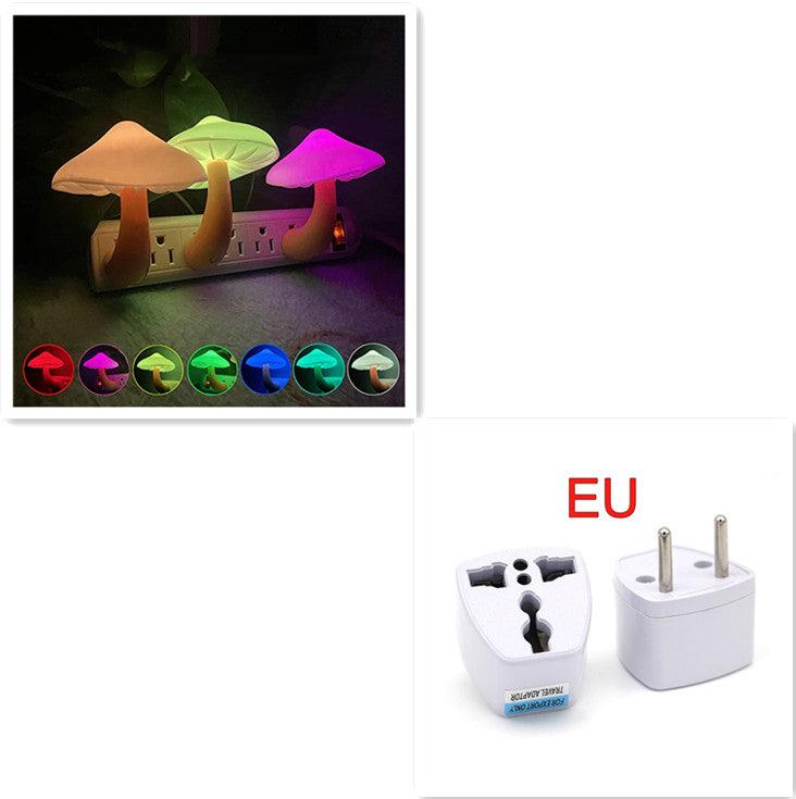 LED Night Light Mushroom  Bedroom Light