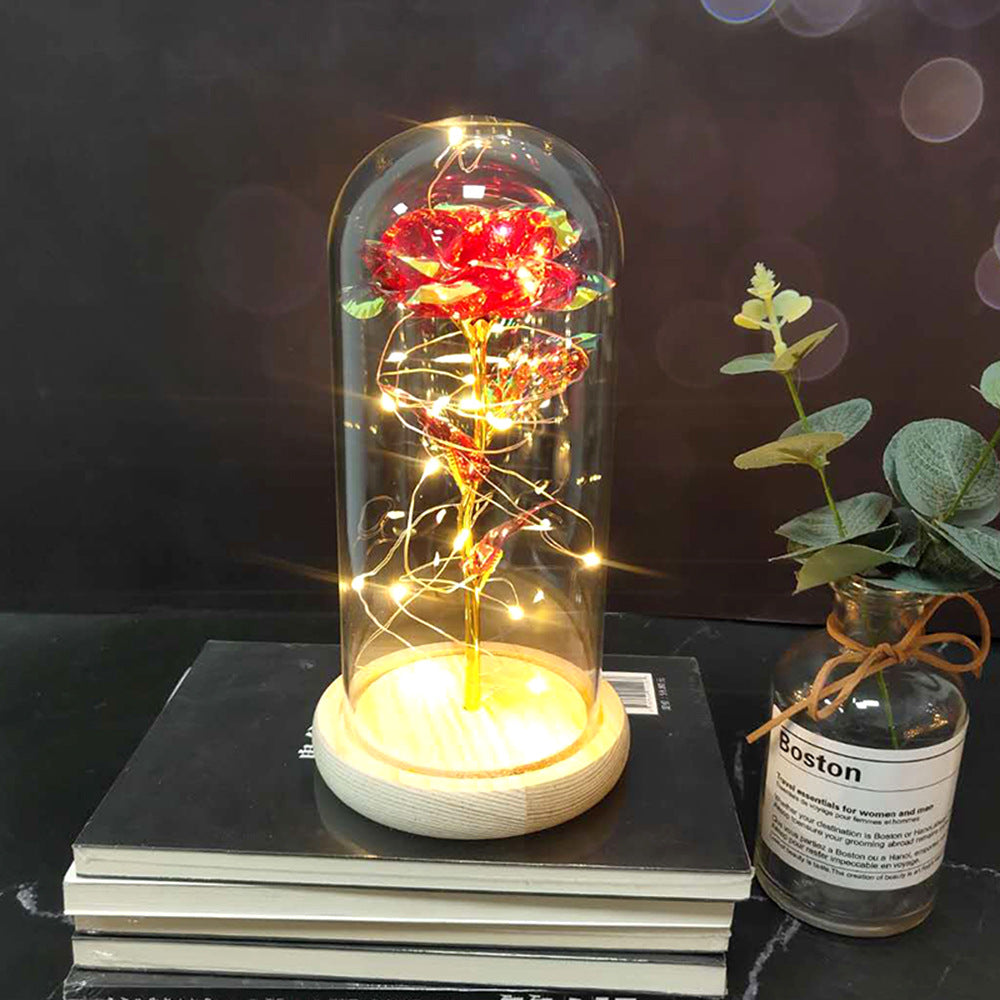 Eternal LED Rose in Glass Dome Gift