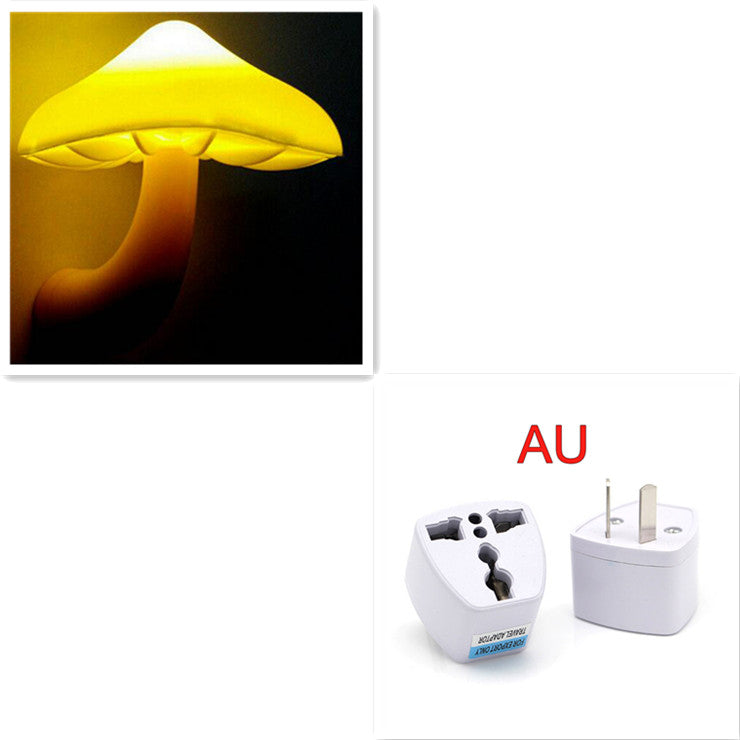 LED Night Light Mushroom  Bedroom Light