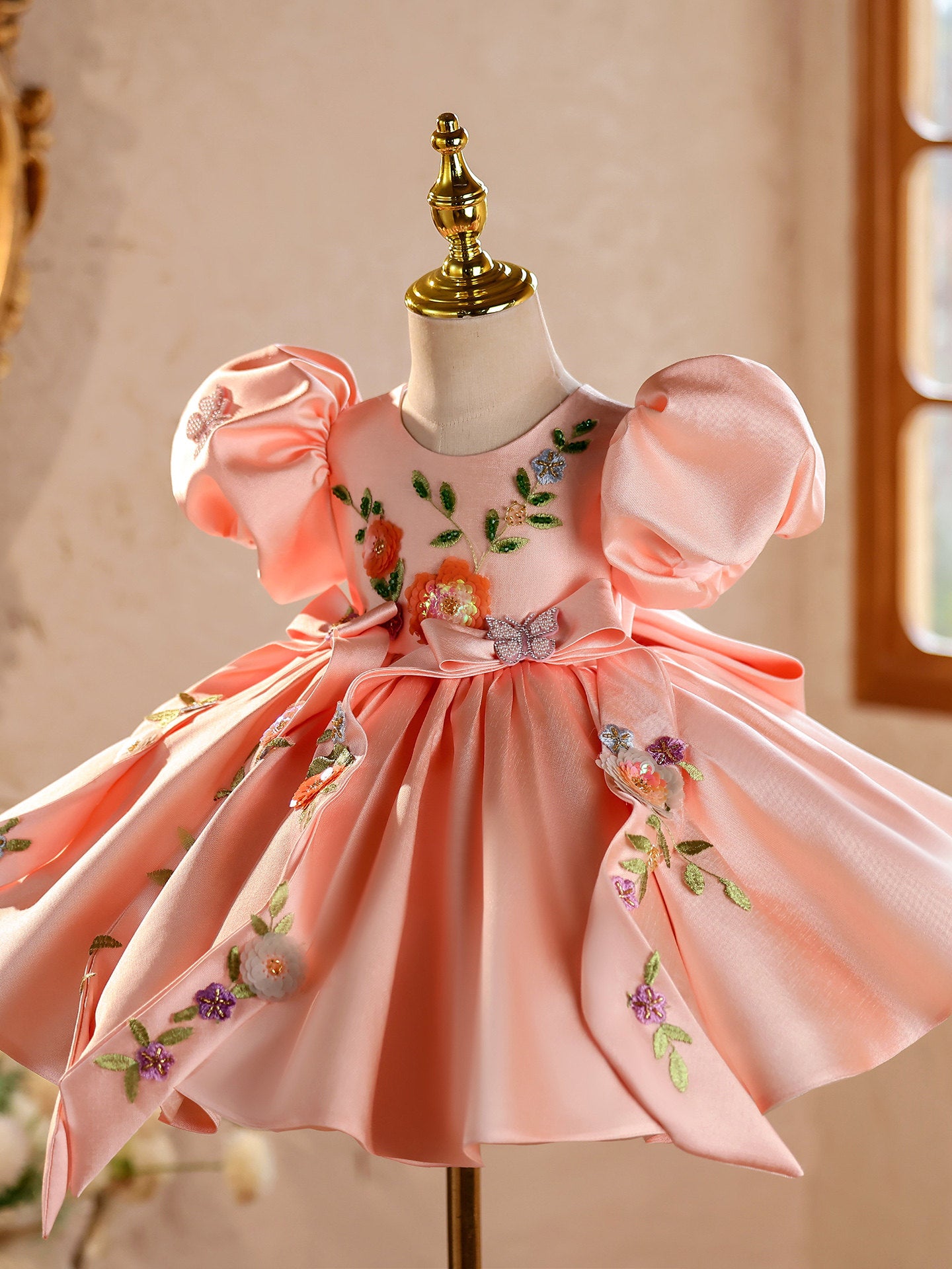 Children's Birthday Princess Dress Piano Performance Costume