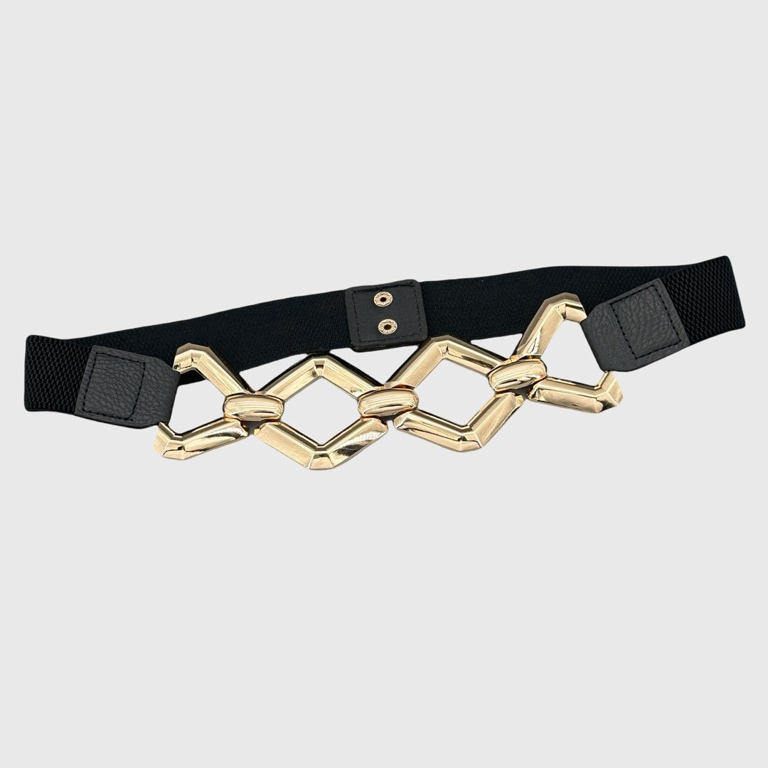 Decorative Geometric Chain Belt