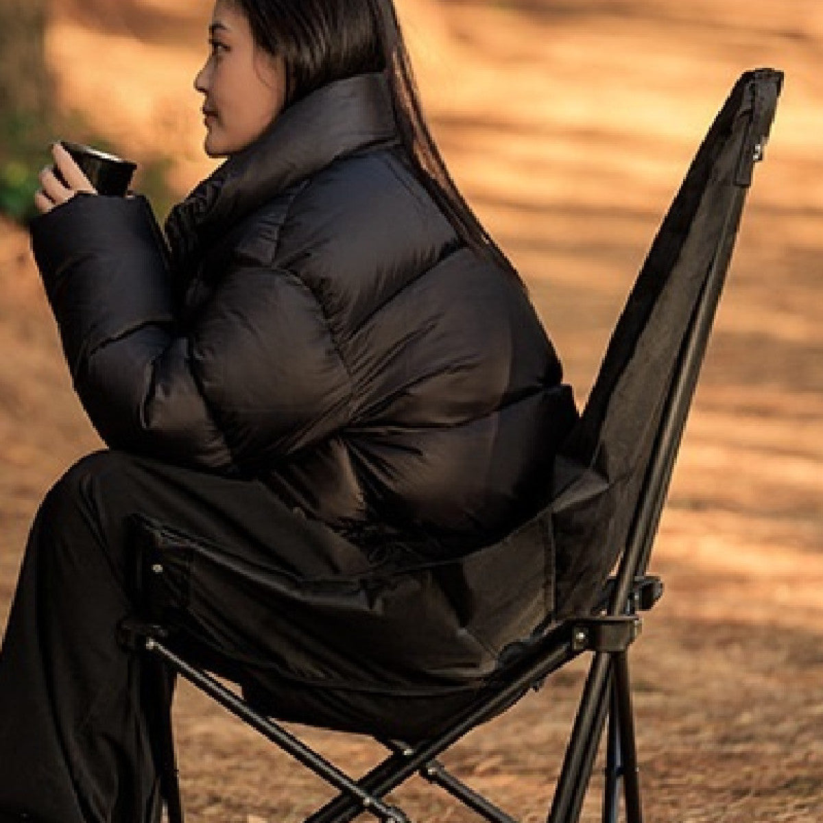 Camping Recliner Portable Thickened Stool