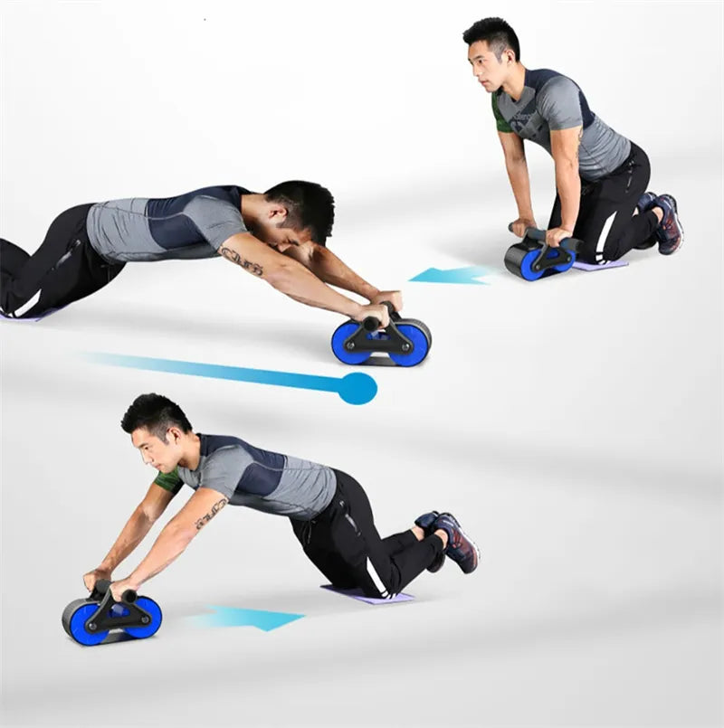 Double Wheel Abdominal Exerciser Women Men